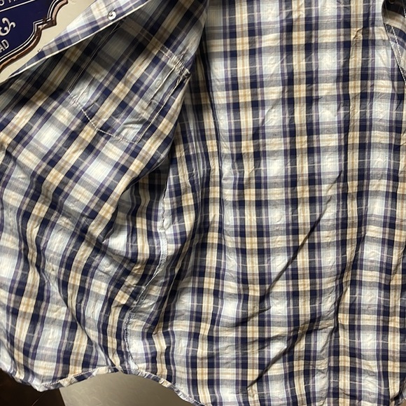 Wrangler long sleeve snap collared shirt WPL 6428 - Picture 6 of 7